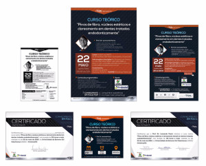 Criação de identidade visual para material de cursos FGM Identidade visual cursos FGM Rodrigo Coelho Vargas Designer