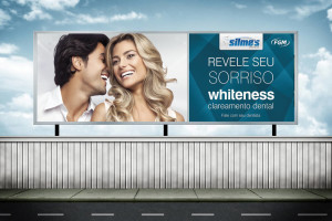 Outdoor para empresa de Rio do Sul/SC Outdoor para Dental Silmes 2 Rodrigo Coelho Vargas Designer