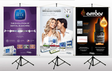 Banners para um evento no Canadá - FGM Produtos Odontológicos - Rodrigo Coelho Vargas