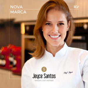 Marca para Chef Internacional Jeyce Santos marca, logotipo, logo, identidade visual para chef internacional
